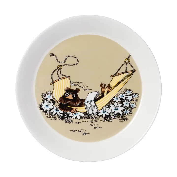 The Muskrat Moomin plate Ø19 cm - Beige - Moomin Arabia