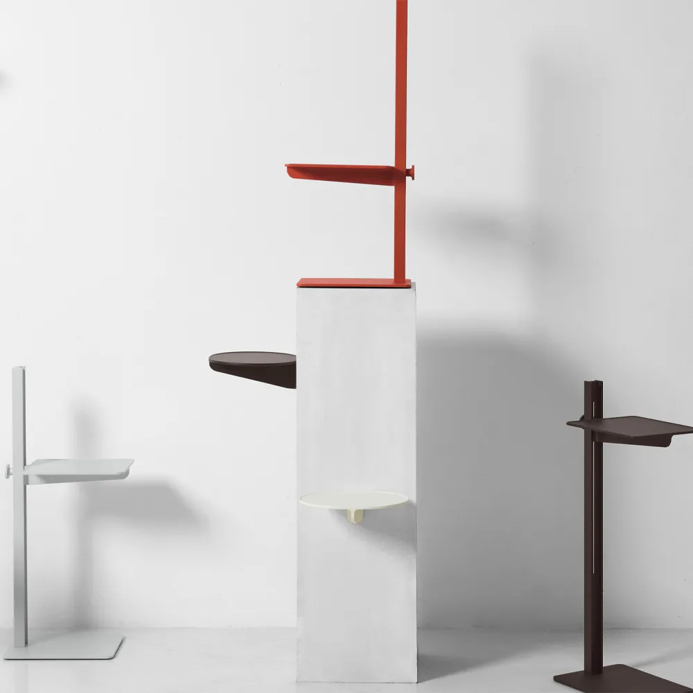 Museum side table, Dark brown Museum