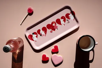 Moomin tray 13x27 cm - Heart - Muurla
