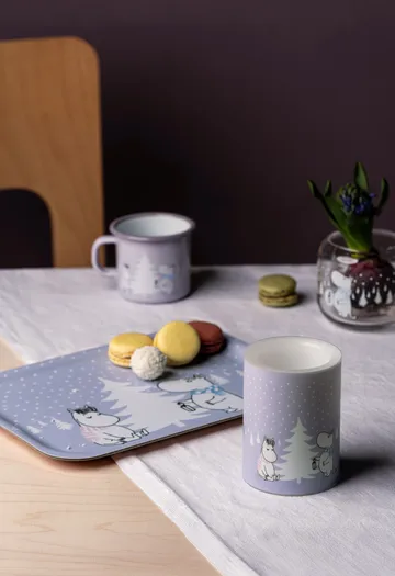 Moomin tray 20x27 cm - Snowfall - Muurla