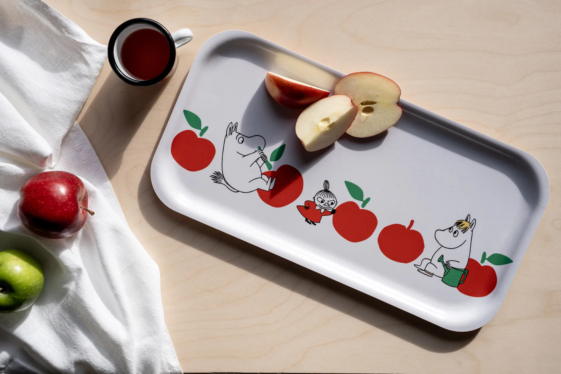 Moomin tray 22x43 cm, Joyfull Apples Muurla