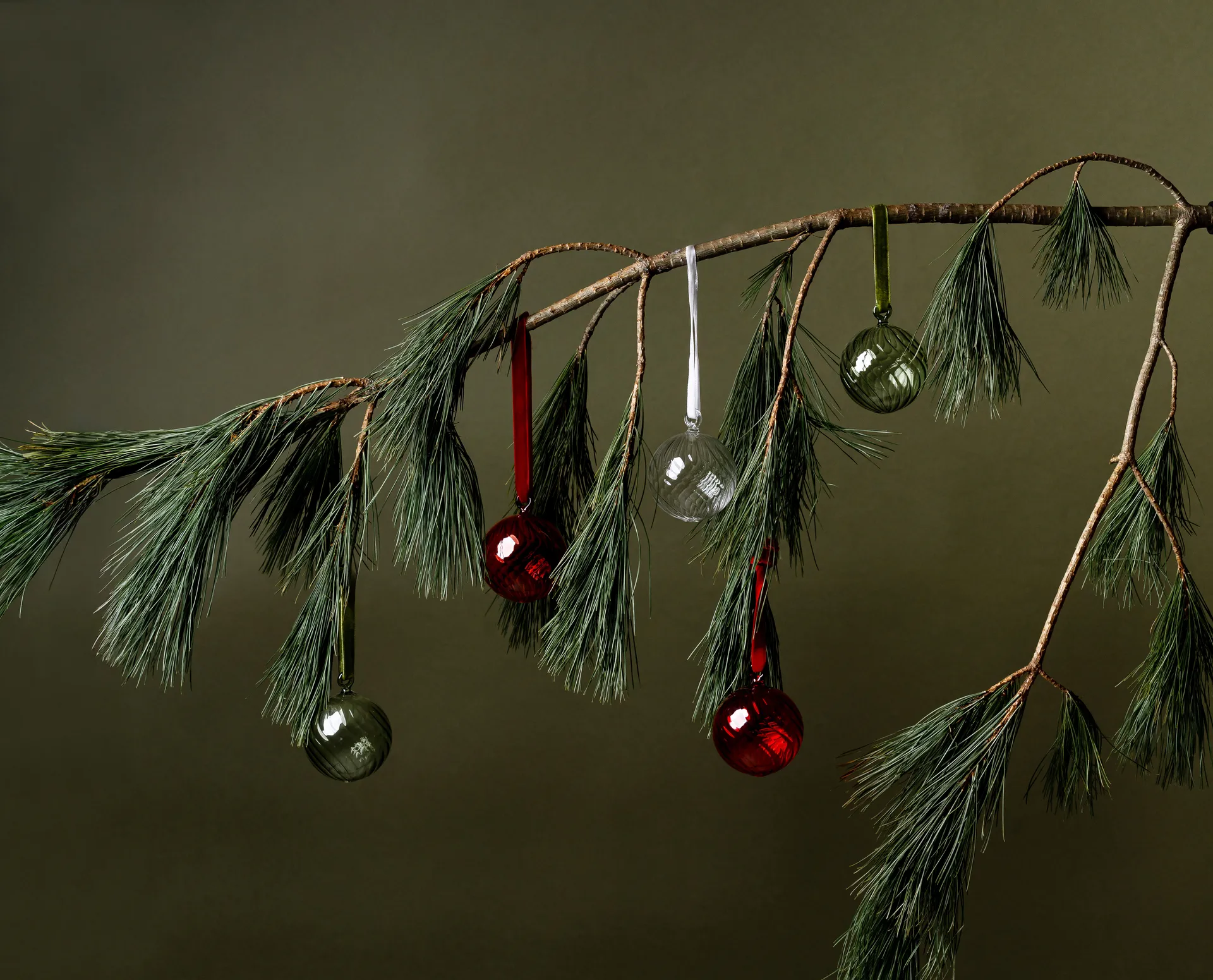 Muurla Christmas bauble Ø6 cm, Clear Muurla