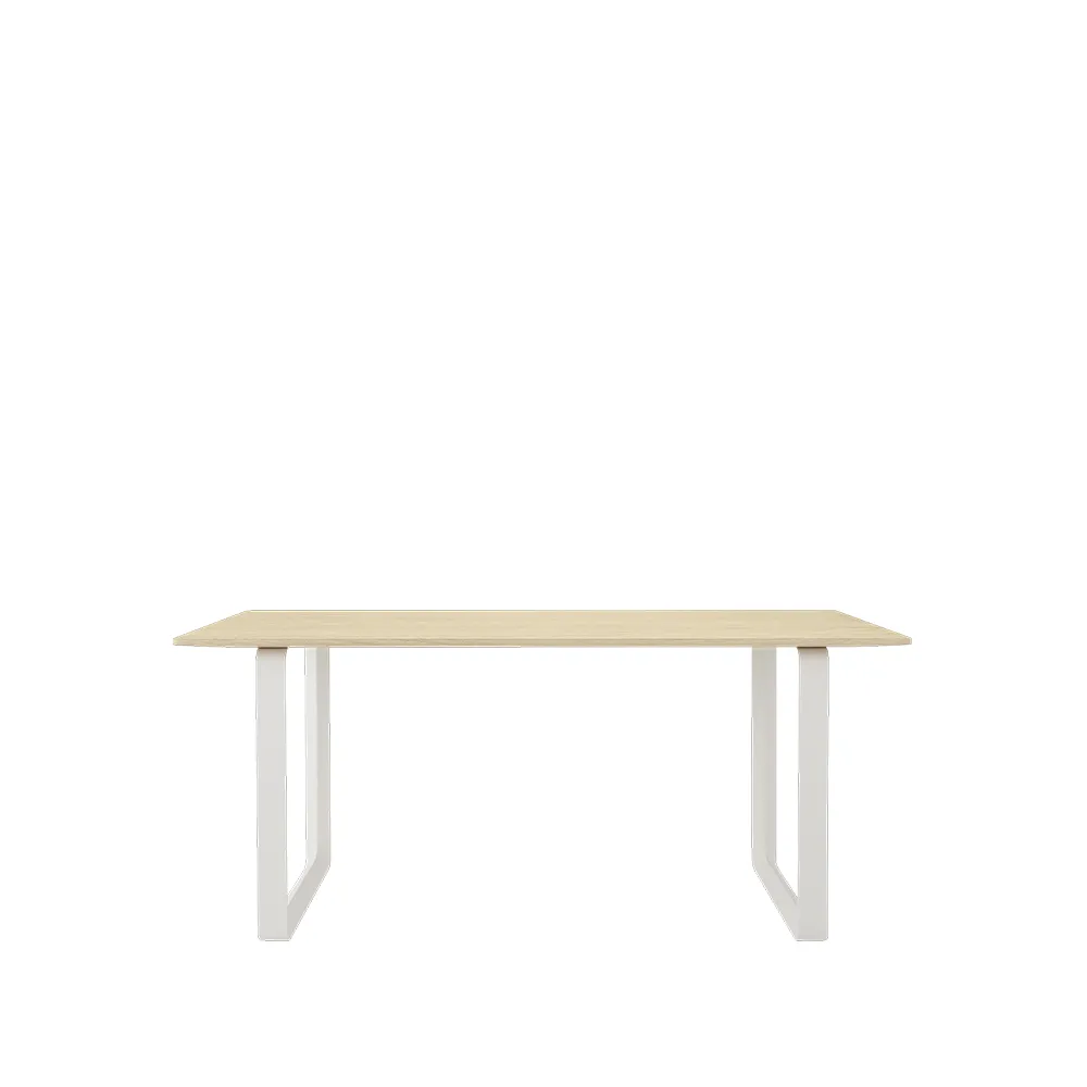 70/70 dining table 170x85 cm, Solid oak-White Muuto
