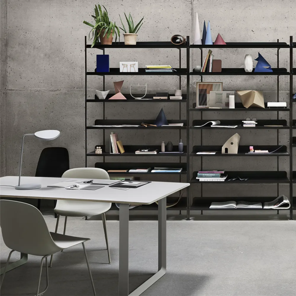 70/70 dining table 170x85 cm, Solid oak-White Muuto