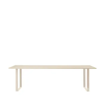 70/70 dining table 255x108 cm - Oak veener-Plywood-Sand - Muuto