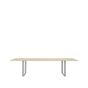 70/70 dining table 295x108 cm - Solid oak-Grey - Muuto