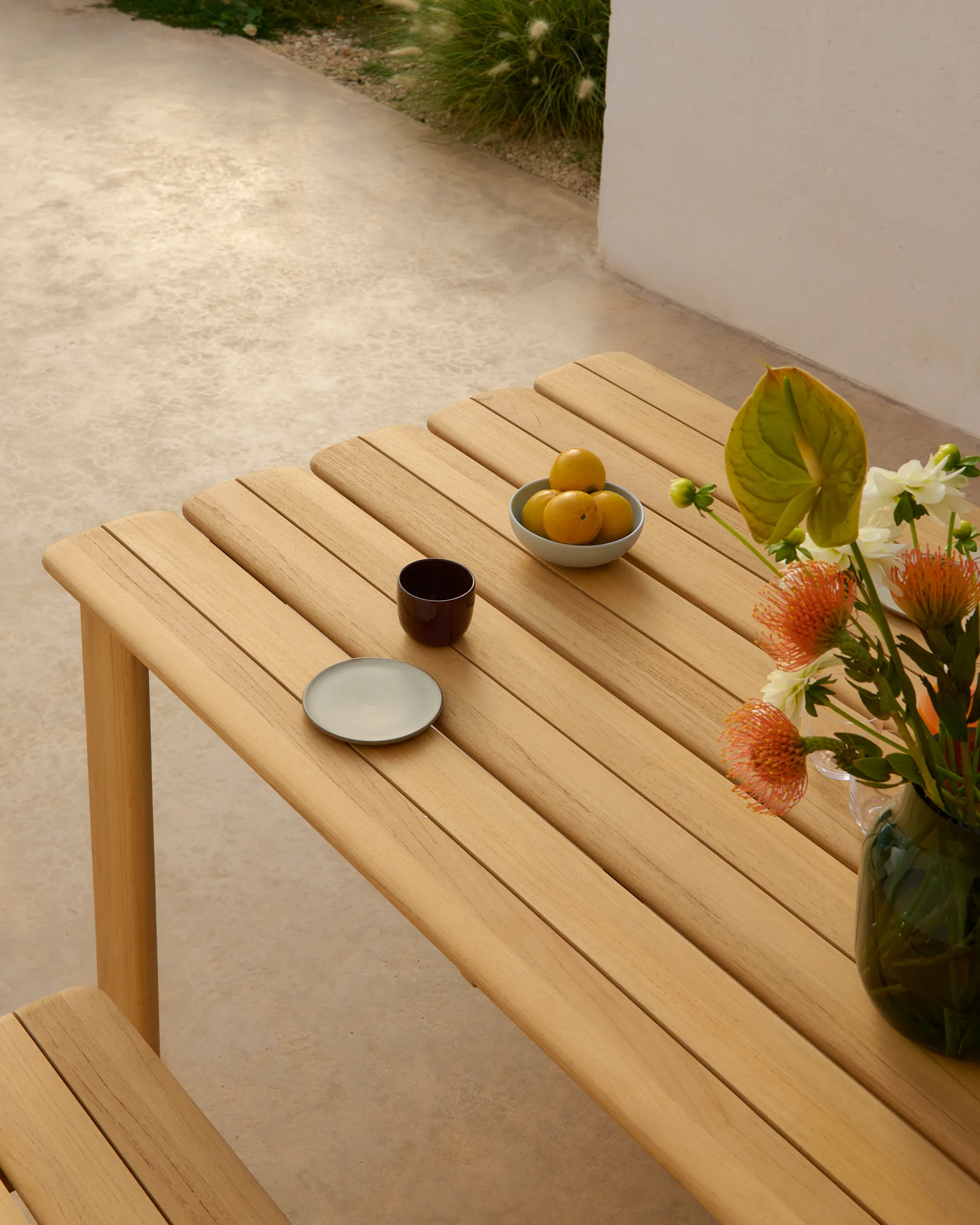 Assemble table, Teak, 220x92 cm Muuto