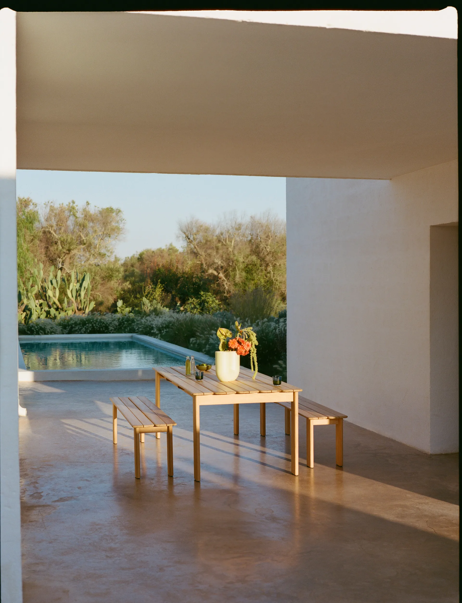 Assemble table, Teak, 220x92 cm Muuto