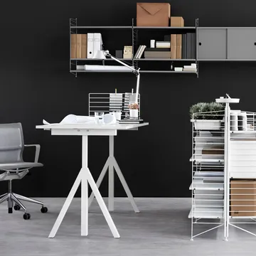 Base dining table - White. abs kant. 140x80cm - Muuto