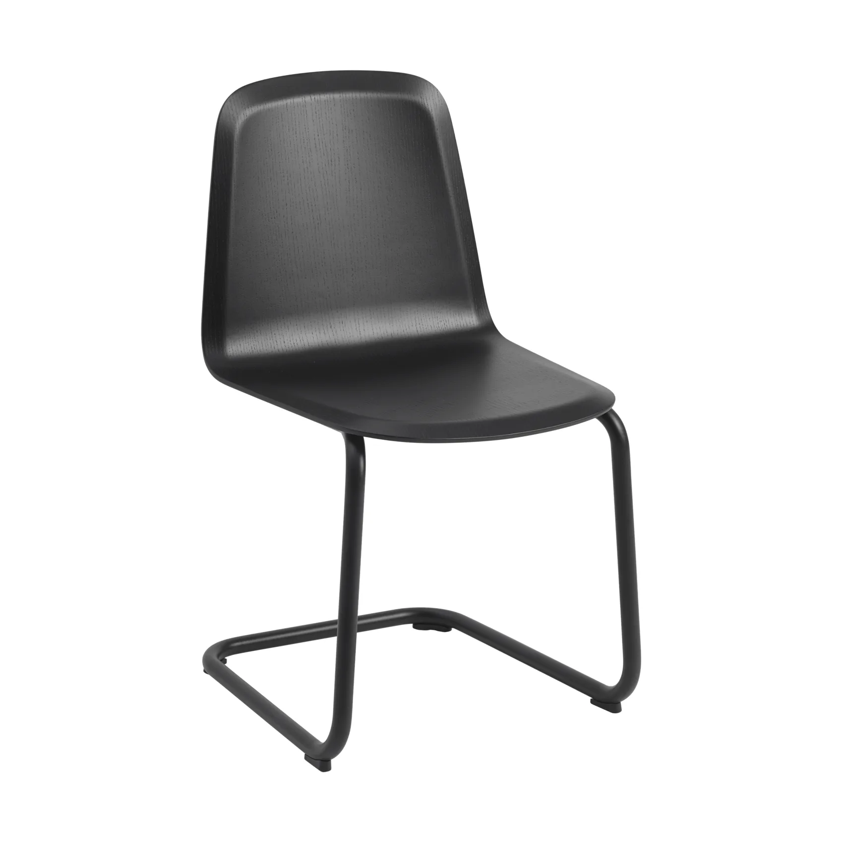Brink Chair Cantilever Base chair, Black-black Muuto