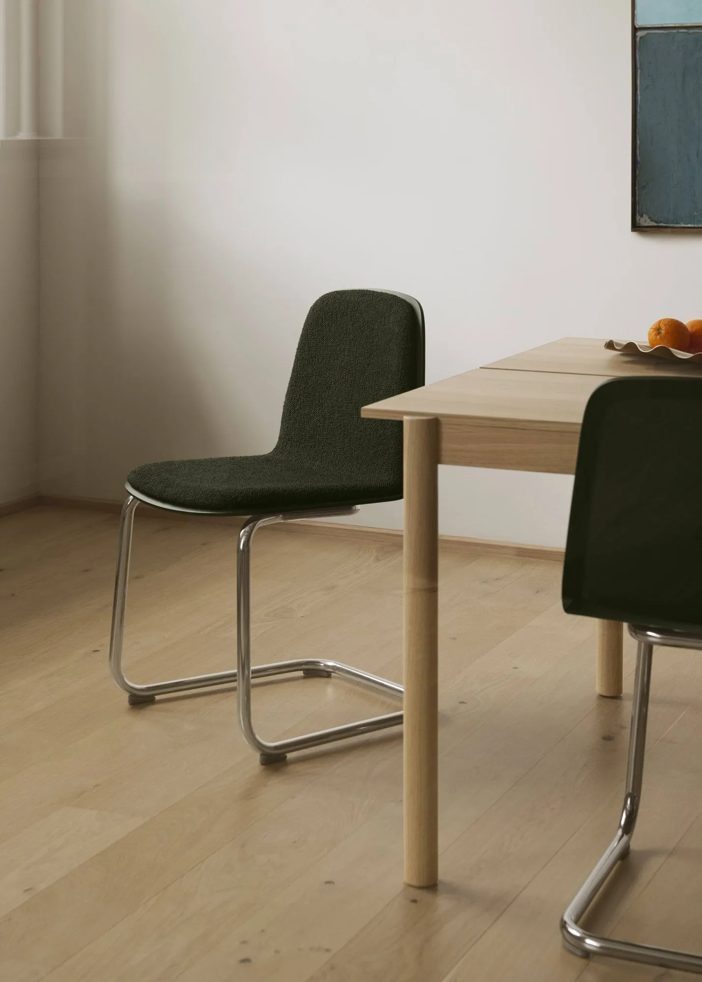Brink Chair Cantilever Base chair, Black-black Muuto