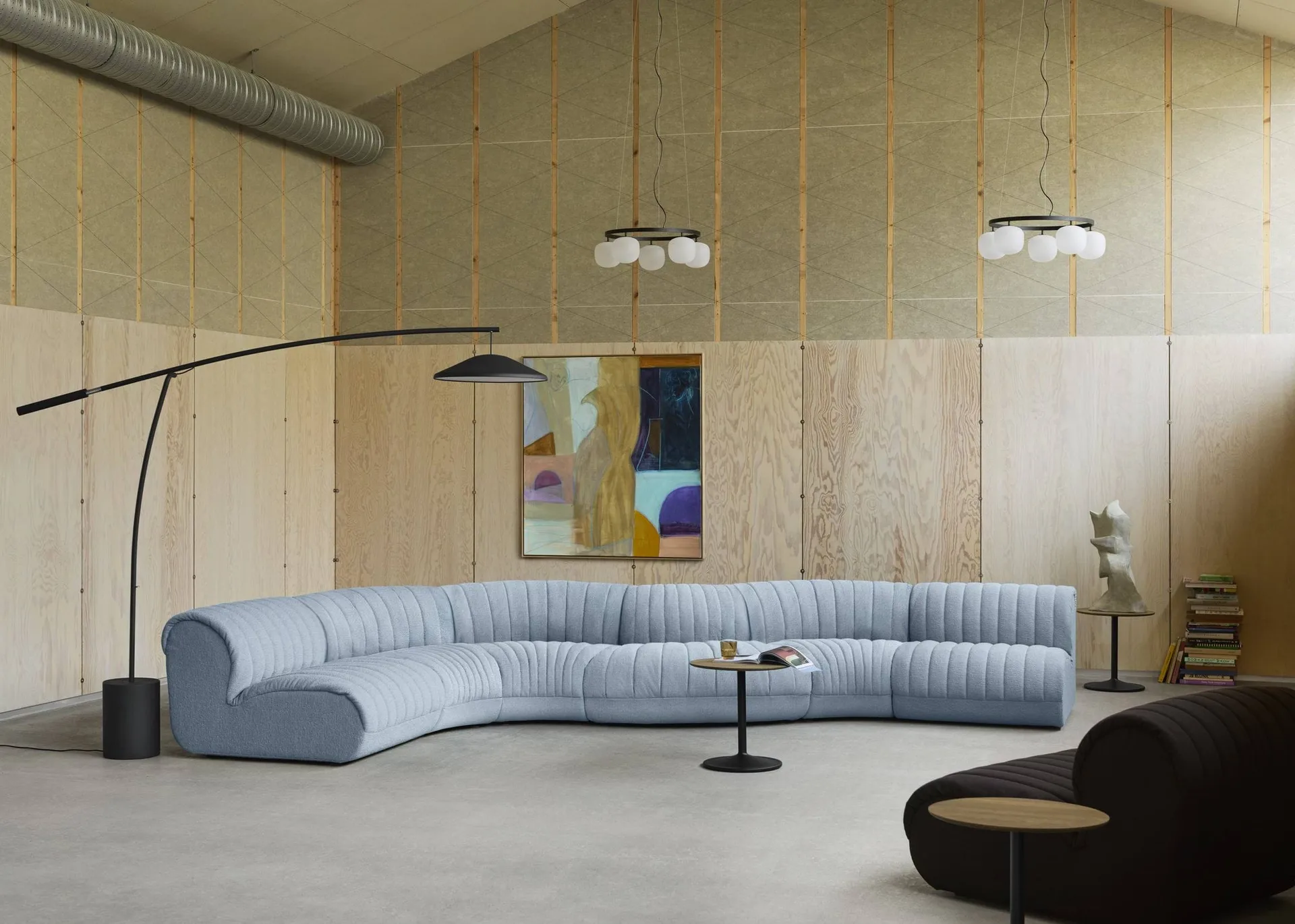 Coltre modular sofa, Configuration 1, turf-sand, corner sofa Muuto