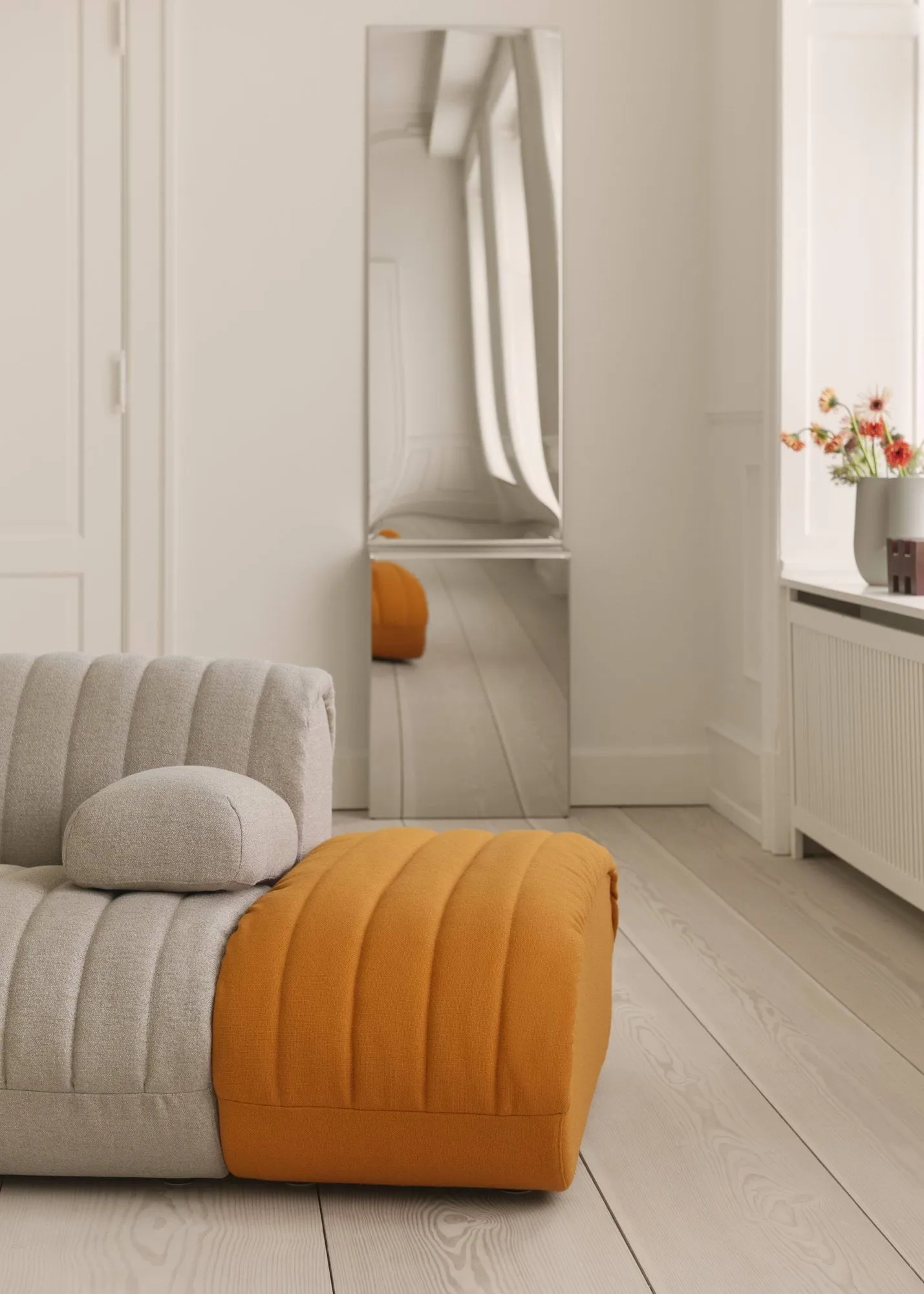Coltre sofa module, Armrests, turf-sand Muuto