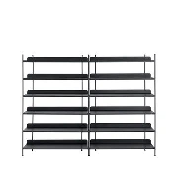 Compile configuration 8 shelving system - Black - Muuto