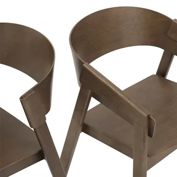 Cover Armchair - Stained dark brown - Muuto