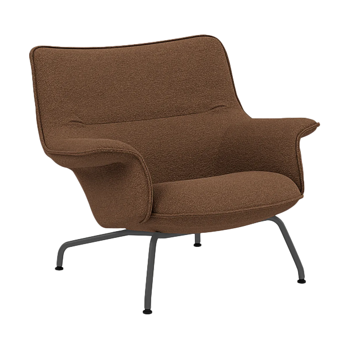 Doze armchair low, Hearth 4-anthracite/black Muuto
