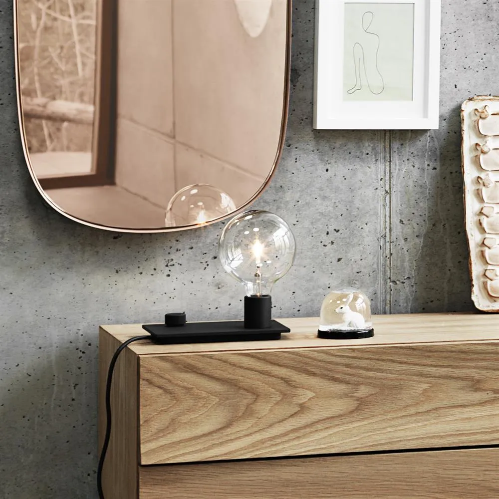 Framed mirror, Pink, 59x44 cm Muuto