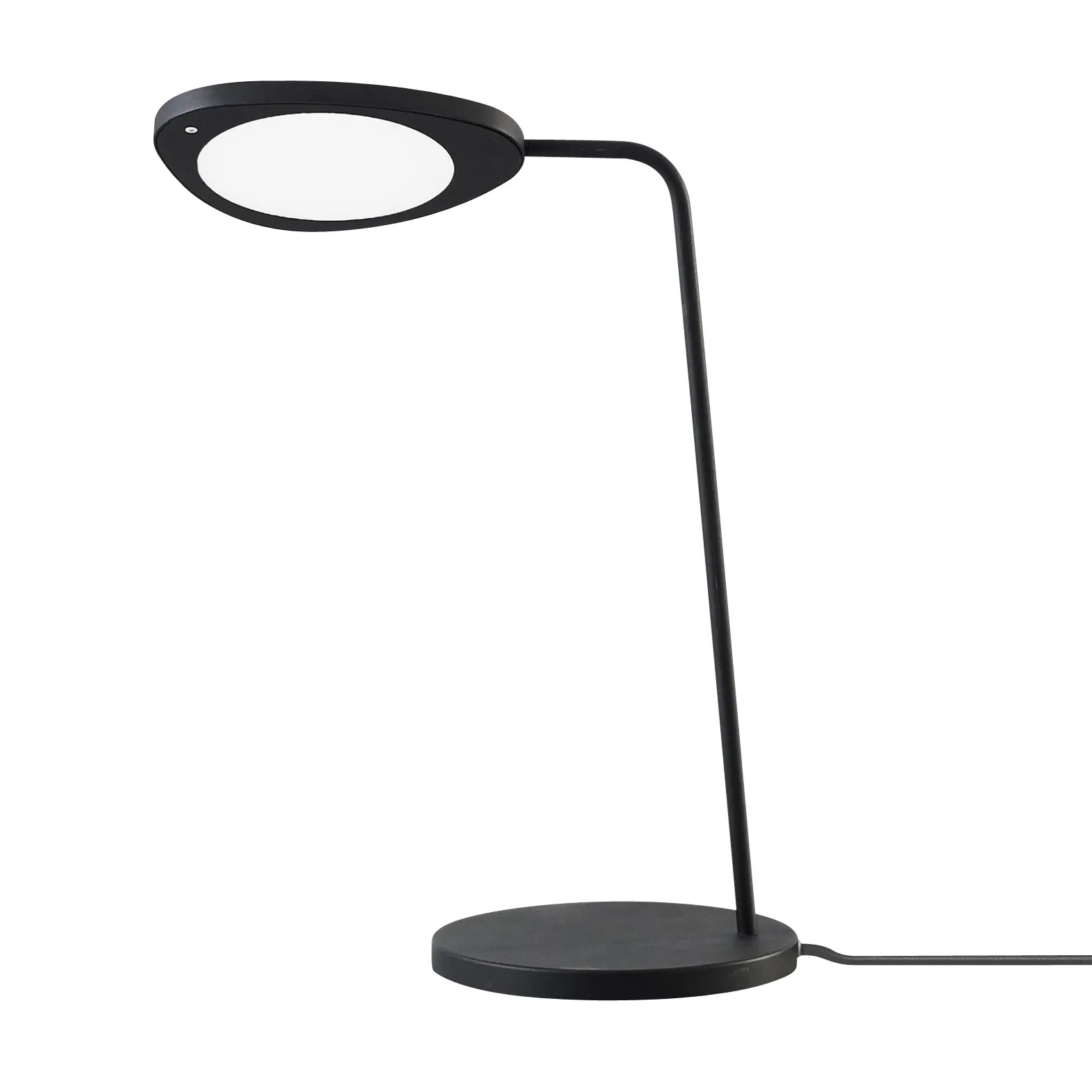 Leaf table lamp white, Black Muuto