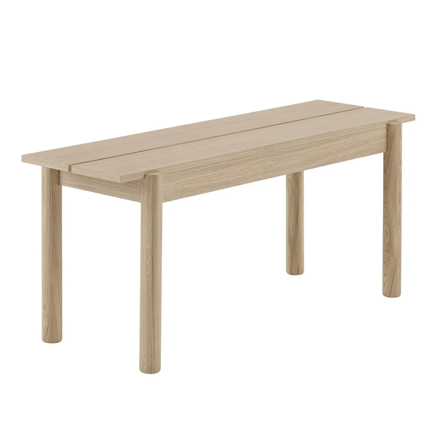 Linear bench, oak, 110 cm Muuto