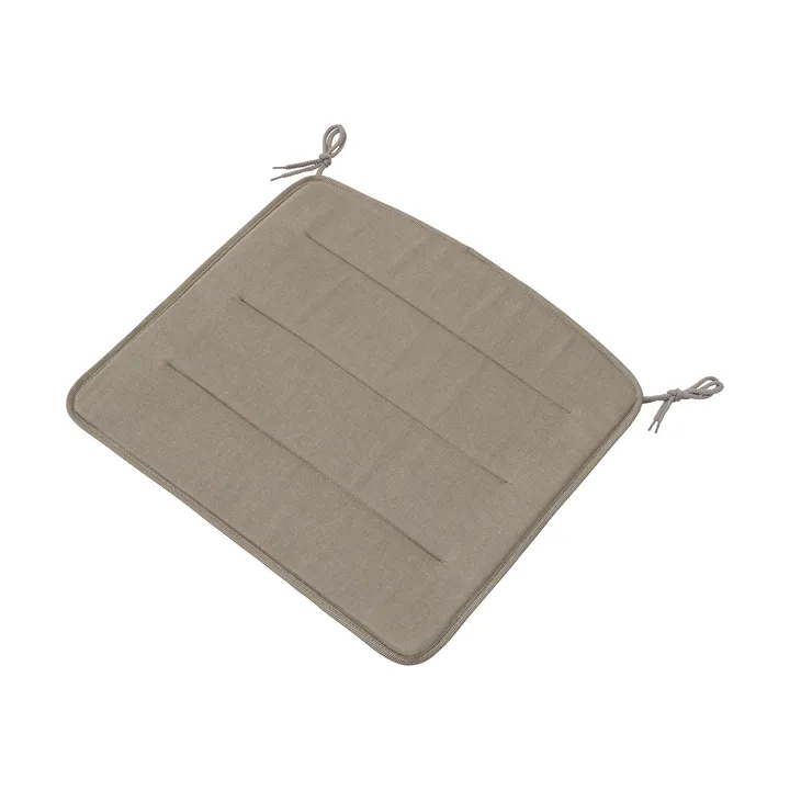 Linear Steel seat cushion for armchair - Light grey - Muuto