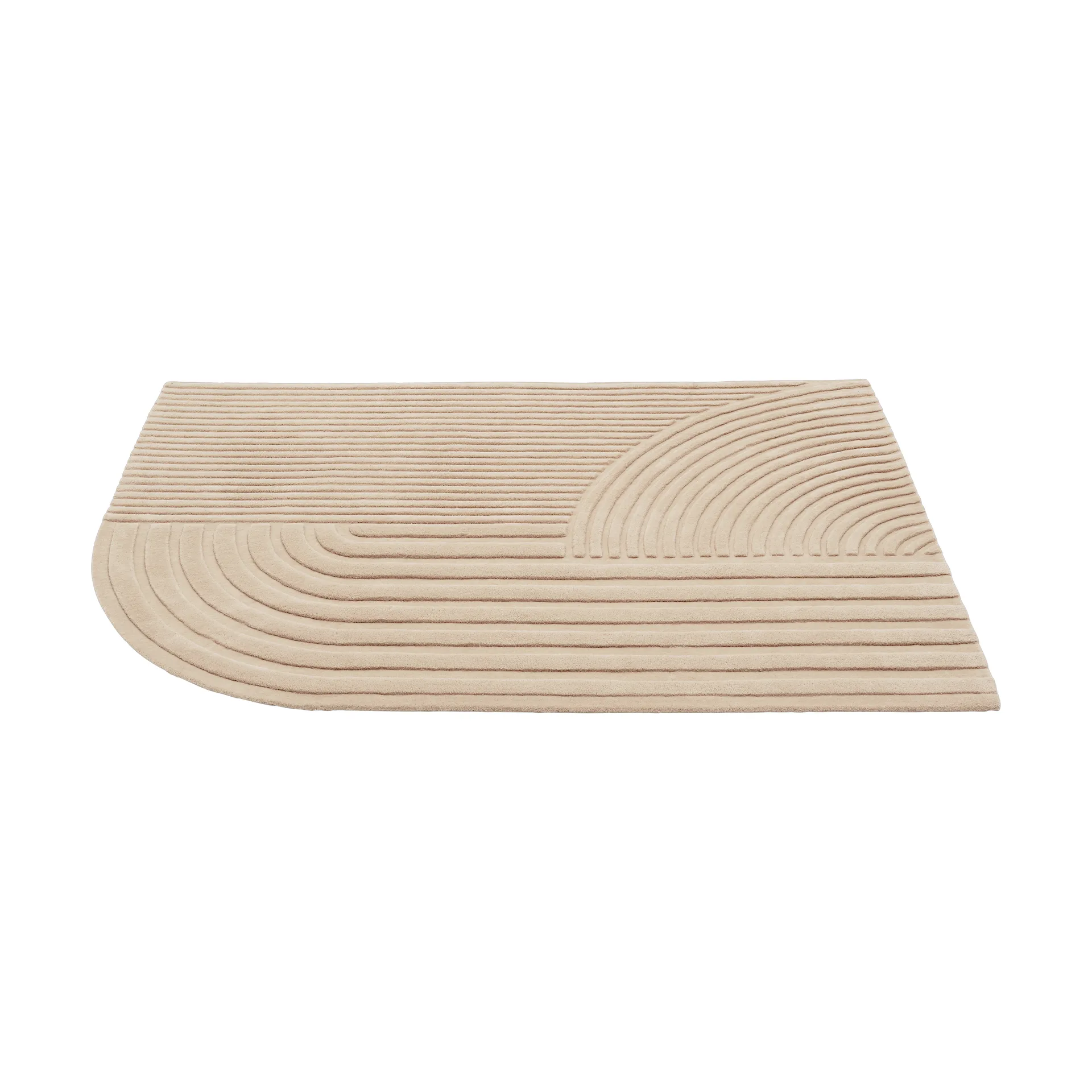 Relevo rug 170x240 cm, Light rose Muuto