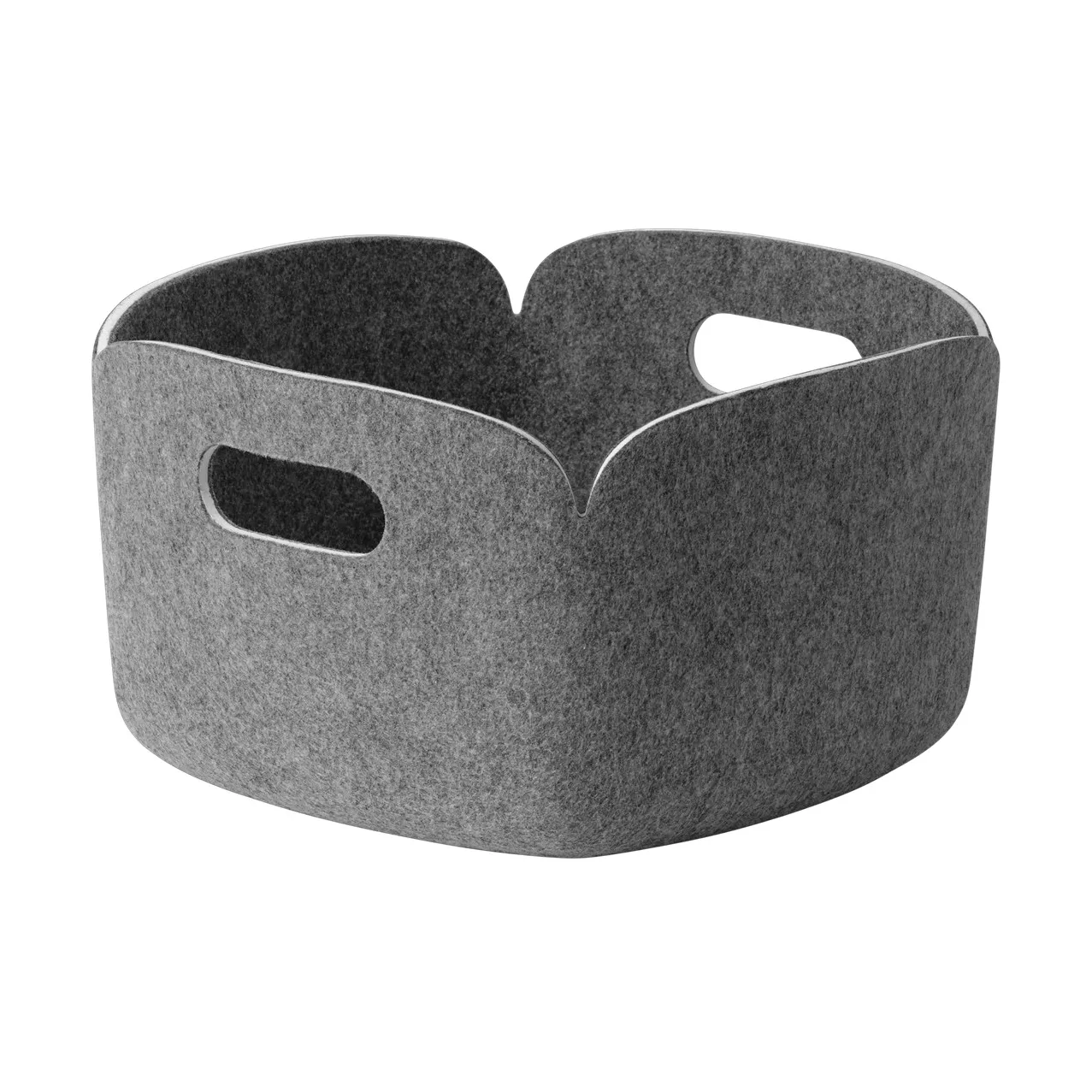 Restore storage basket 28x28 cm, Grey mélange Muuto