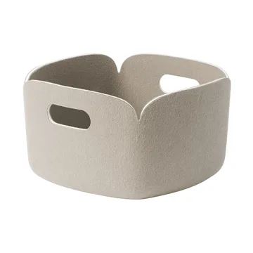 Restore storage basket 28x28 cm - Sand - Muuto