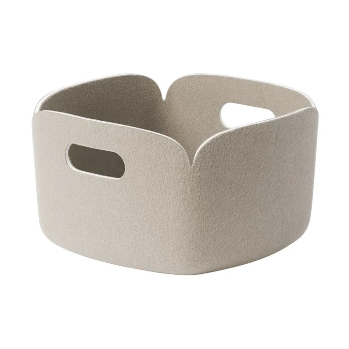 Restore storage basket 28x28 cm - Sand - Muuto