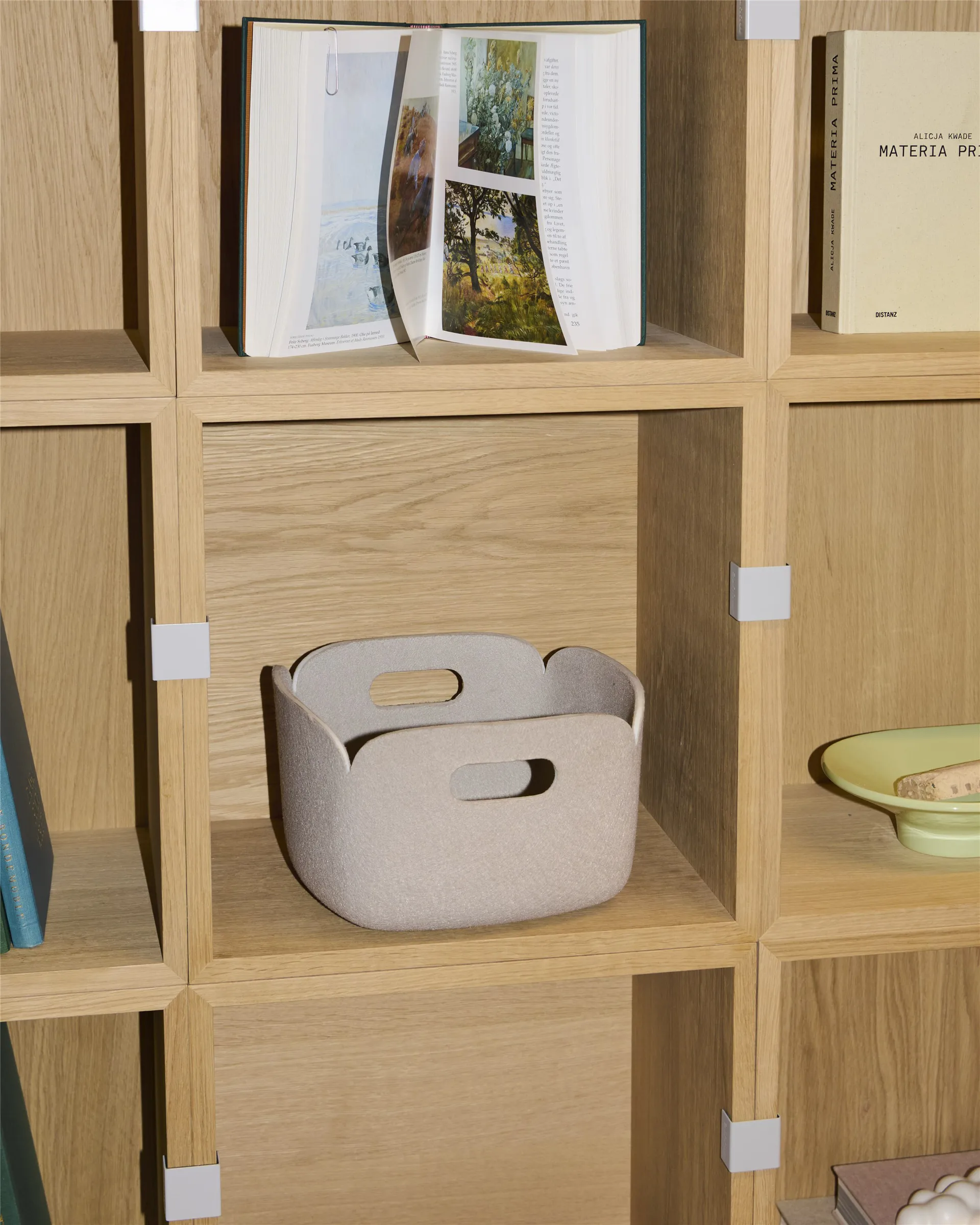 Restore storage basket 28x28 cm, Sand Muuto
