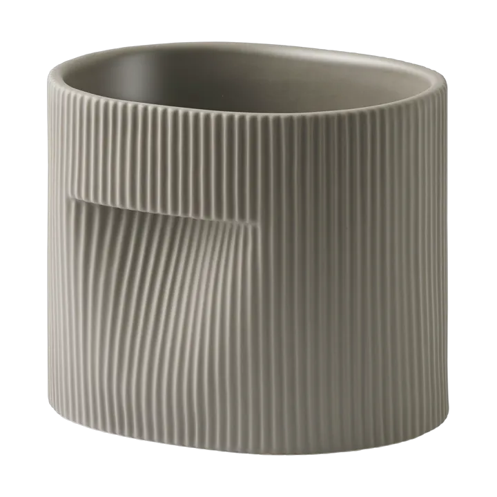 Ridge flower pot 15 cm - Taupe - Muuto