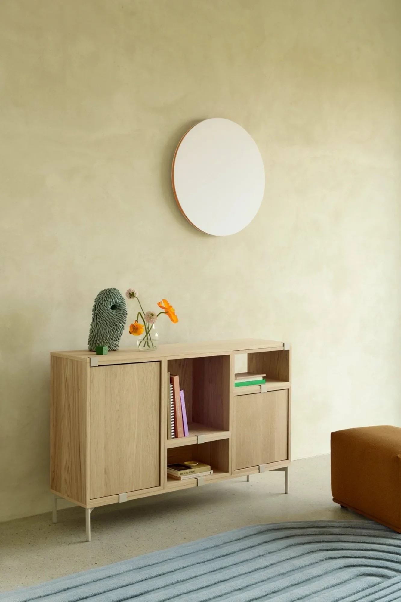 Stacked 2.0 shelving open, large, oak Muuto