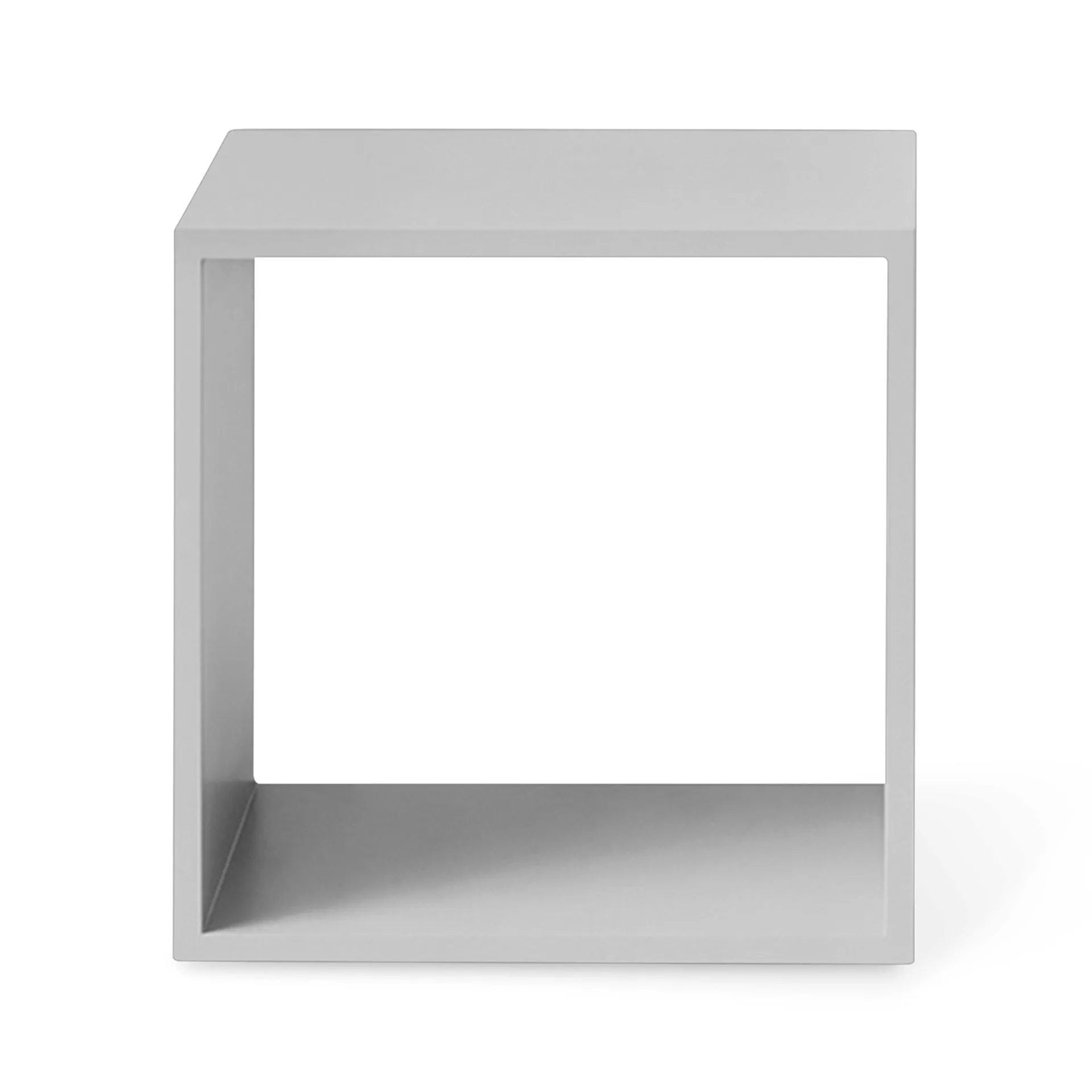 Stacked 2.0 shelving open, medium, light grey Muuto