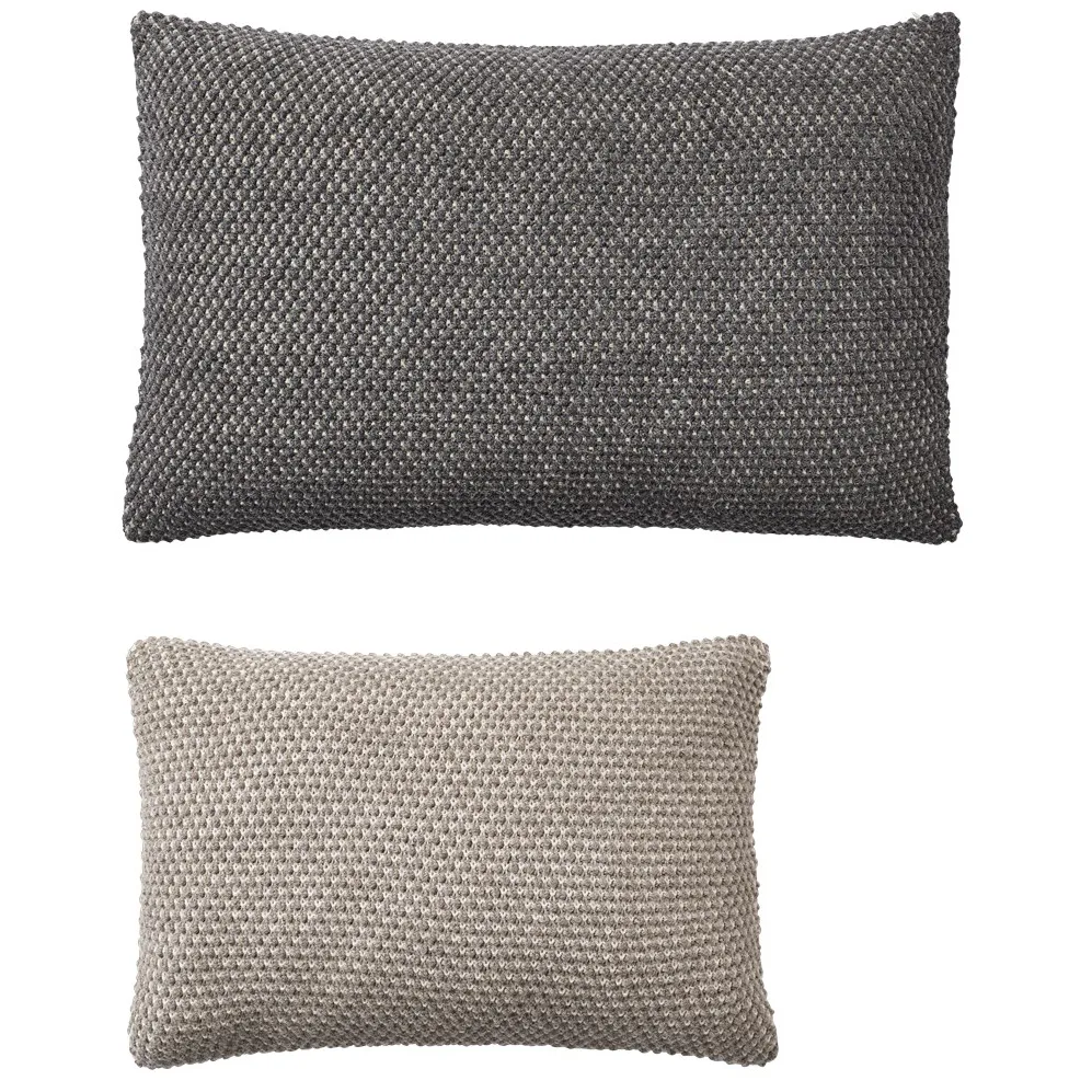 Twine cushion 50x80 cm, Dark grey Muuto