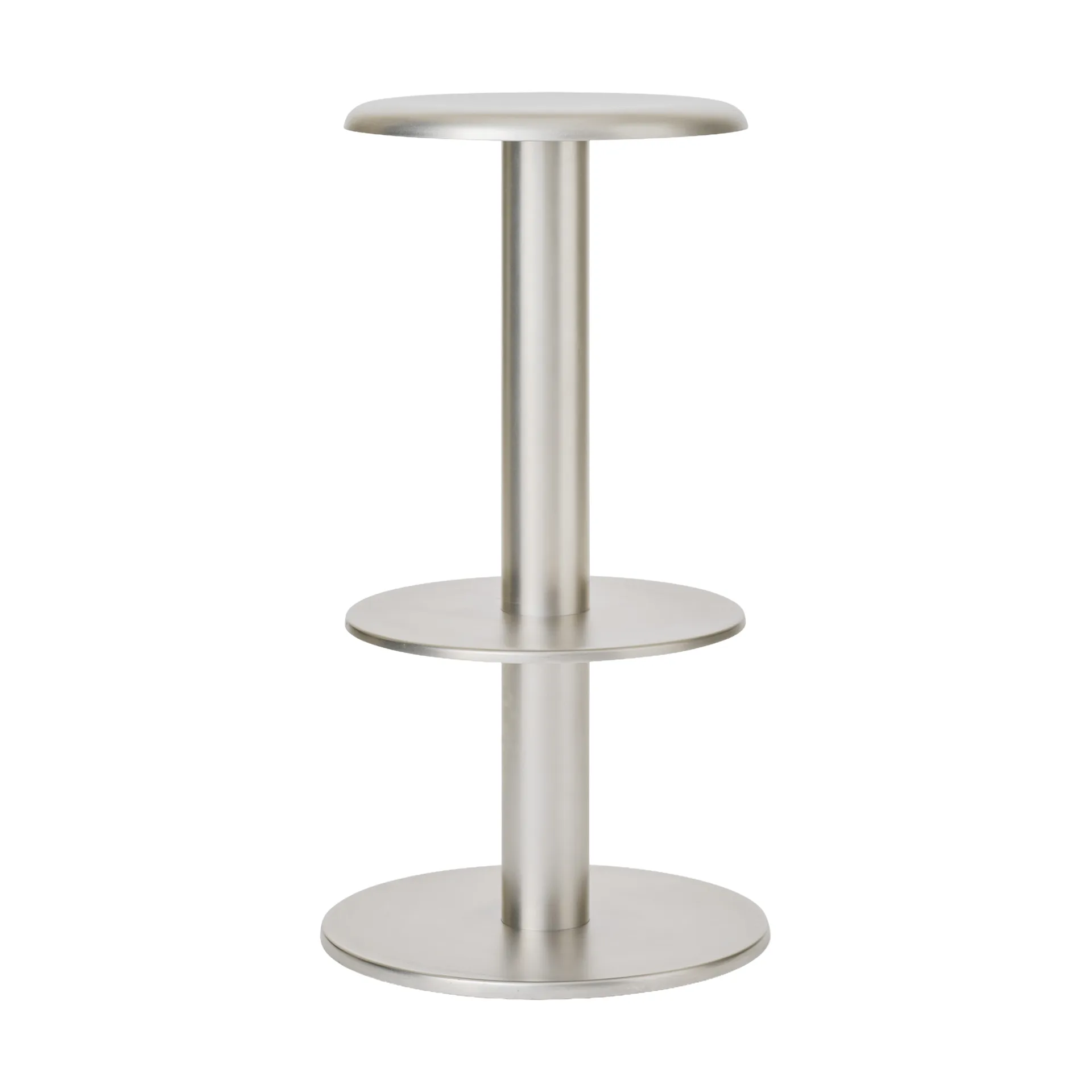 Coupe bar stool, Stainless steel, 76 cm New Works