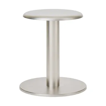 Coupe round stool - Stainless steel, Ø40x46 cm - New Works