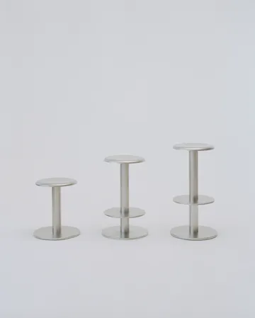 Coupe round stool - Stainless steel, Ø40x46 cm - New Works