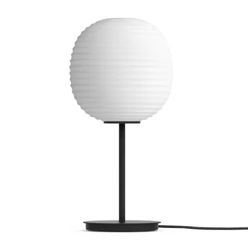 Lantern table lamp small - Frosted white opal glass - New Works