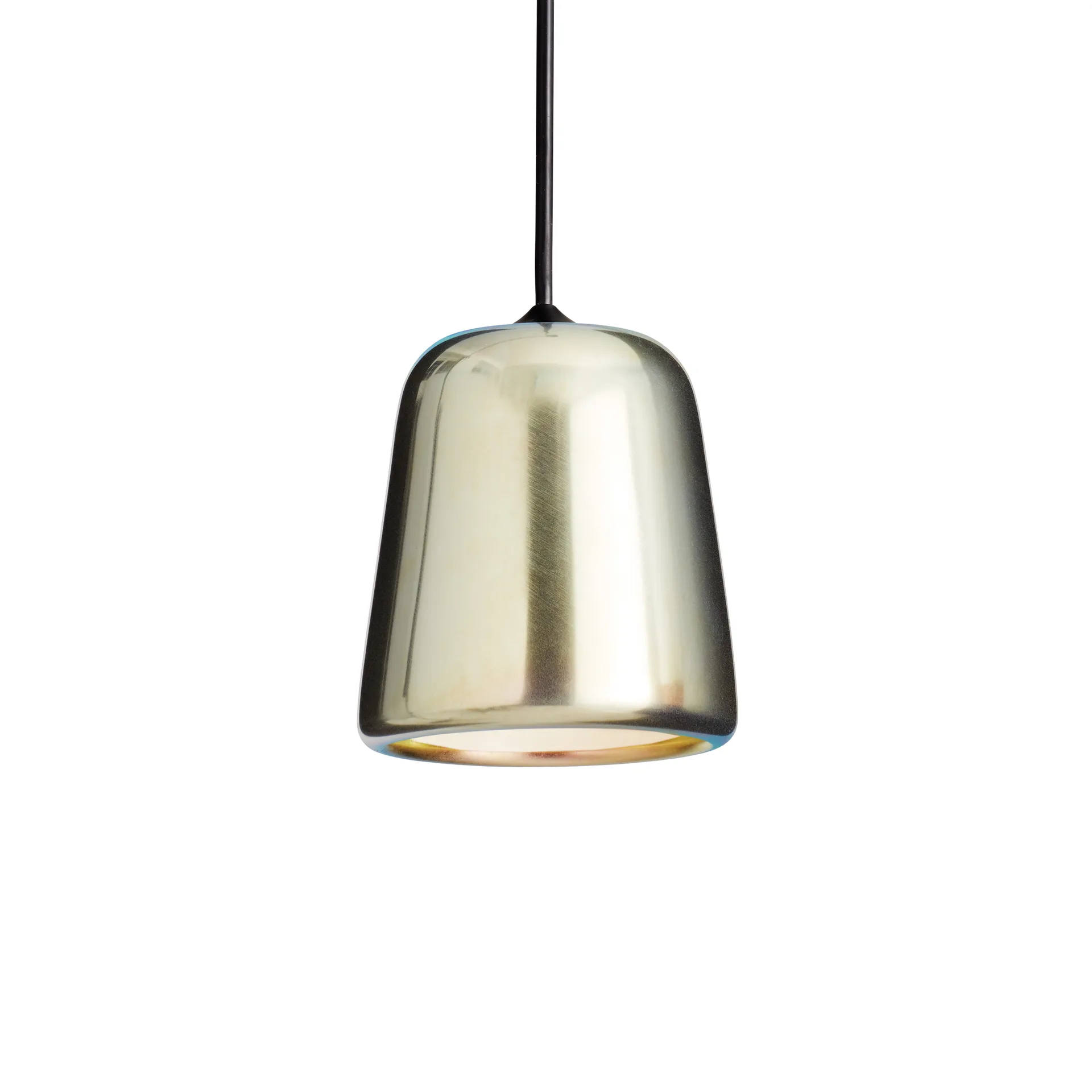 Material pendant lamp, Yellow steel New Works