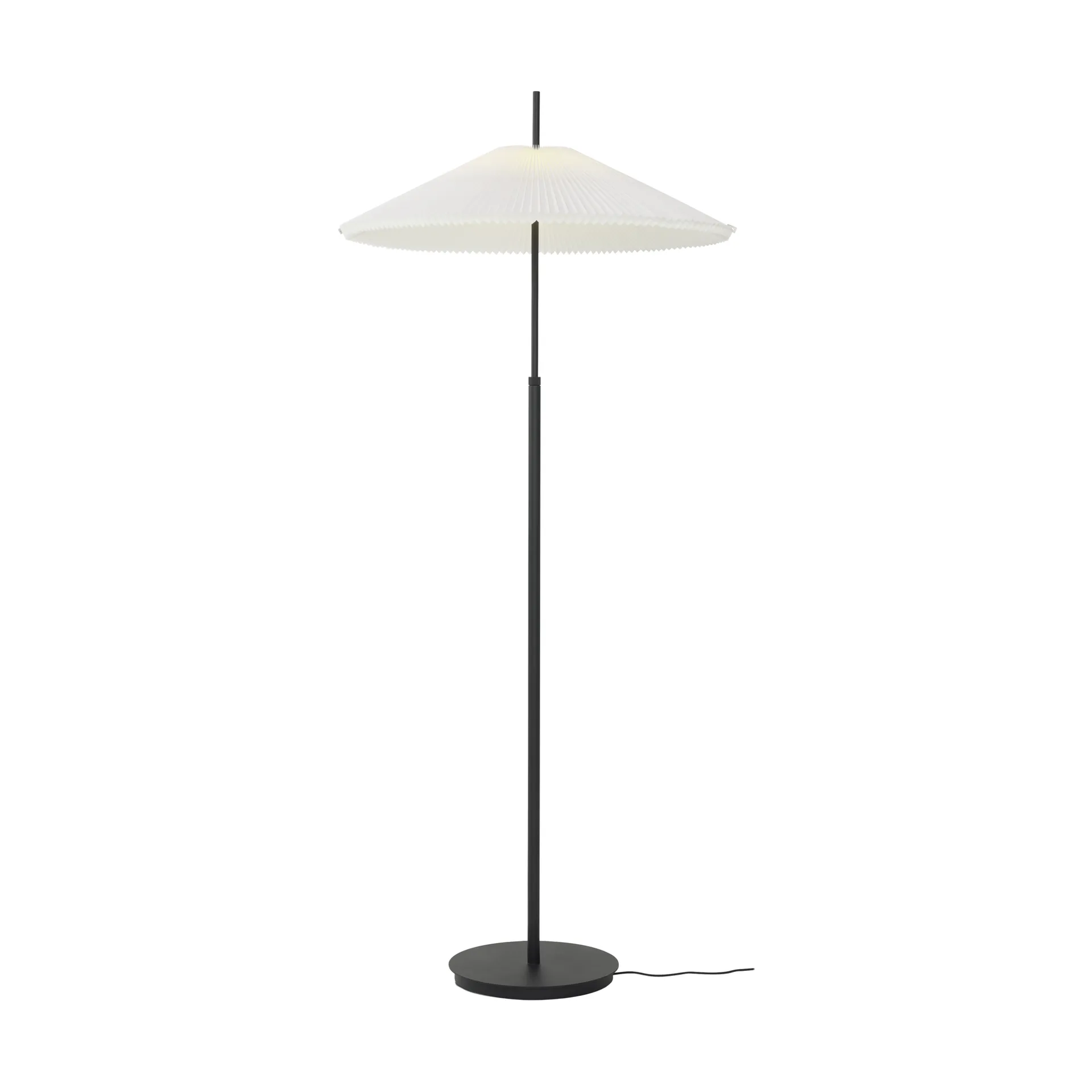 Nebra floor lamp, White (white), 150 cm New Works