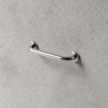 Nichba bathroom handle - Brushed stainless steel - Nichba