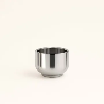 Nichba espresso cup - Stainless steel, Ø7 cm - Nichba