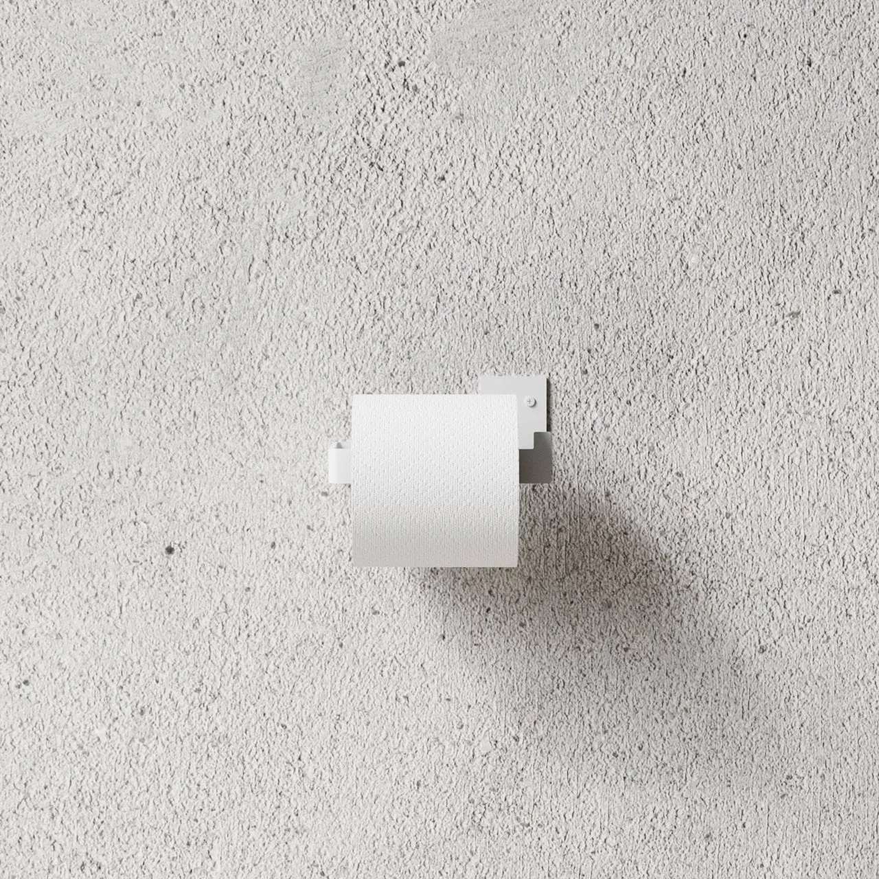 Nichba toilet paper holder, White Nichba