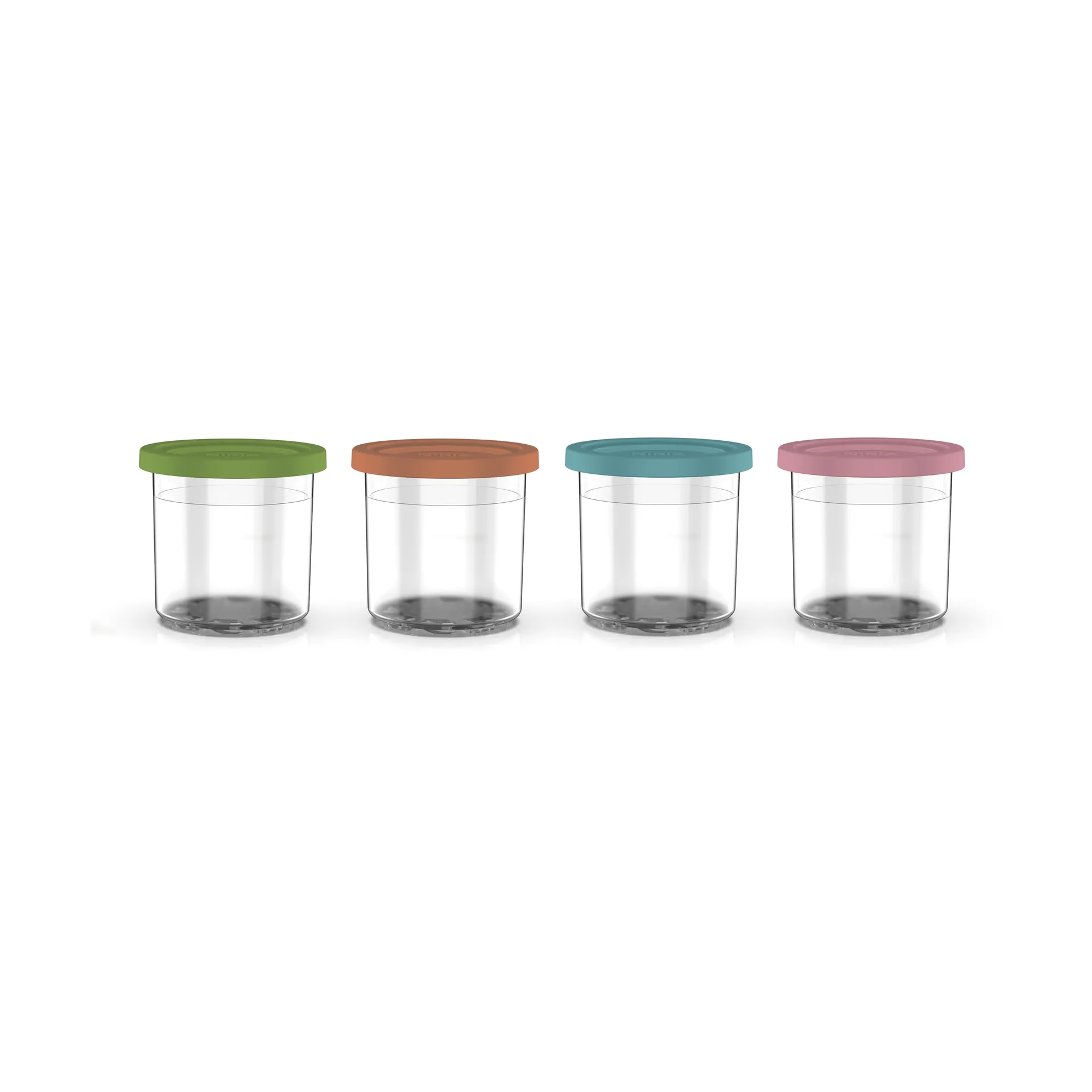 Ninja CREAMi 4 extra cups 470 ml for NC300EU, Blue/pink/green/brown Ninja