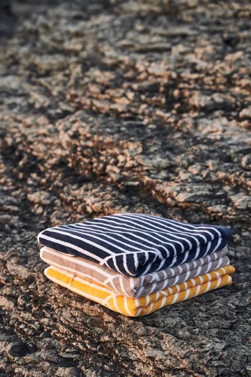 Stripes bath towel 70x140 cm - Blue - NJRD