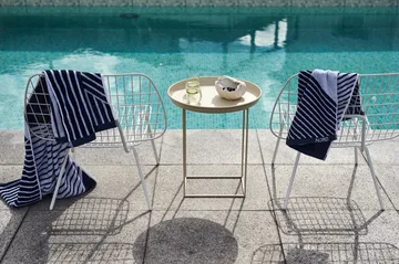 Stripes bath towel 70x140 cm - Blue - NJRD