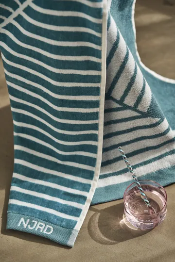 Stripes bath towel 70x140 cm Special Edition 2022 - Turquoise - NJRD