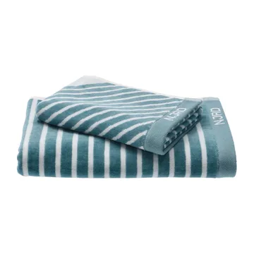 Stripes towel 50x70 cm Special Edition 2022 - Turquoise - NJRD