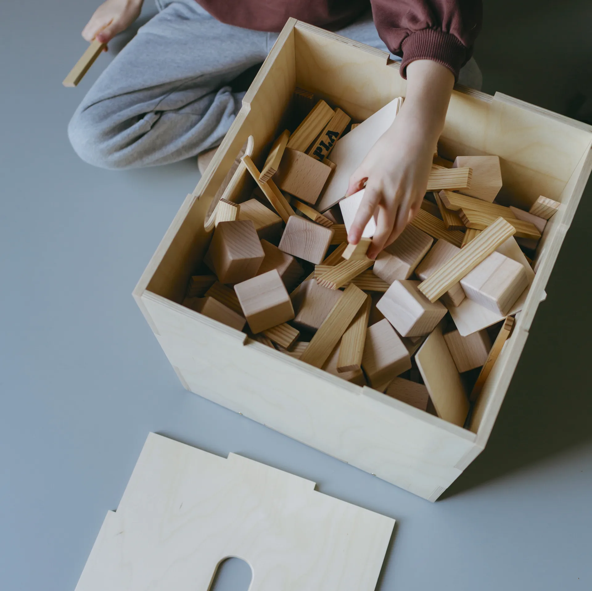 Cube Storage storage box, Birch Nofred