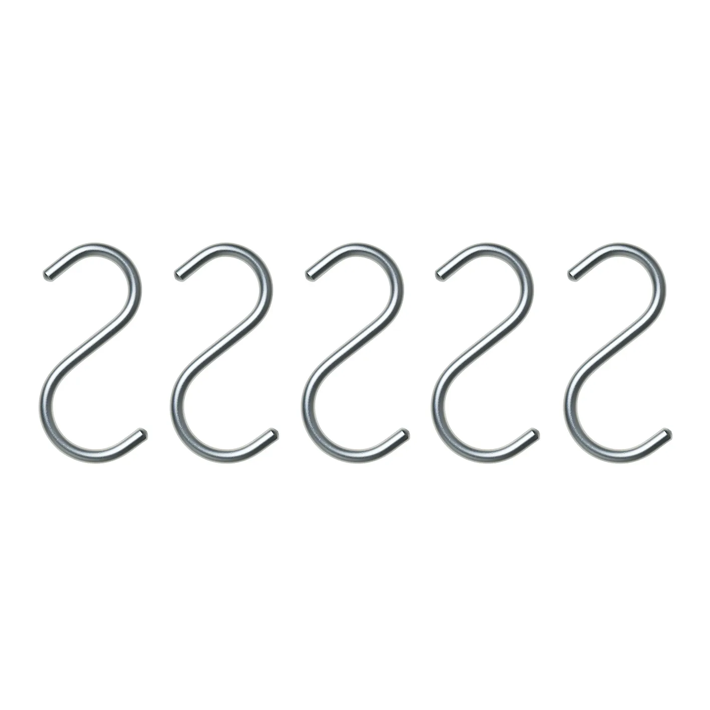 S-Hook 5-pack, silver Nomess Copenhagen