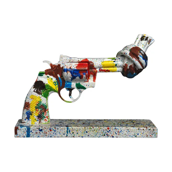Tennis for Peace Decoration 19 cm - Multi - Non Violence